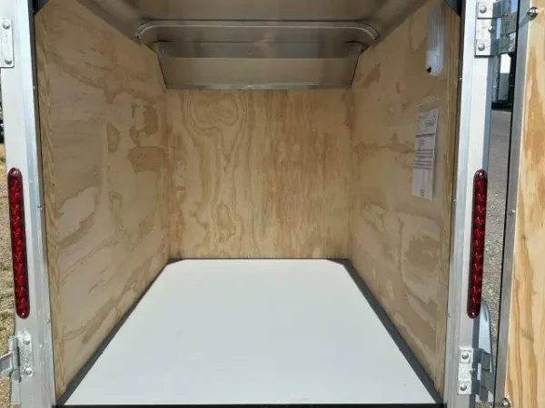 Car Mate 4 x 6 Enclosed Cargo Trailer Single Rear Door