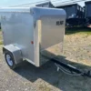 Car Mate 4 x 6 Enclosed Cargo Trailer Single Rear Door