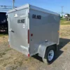 Car Mate 4 x 6 Enclosed Cargo Trailer Single Rear Door