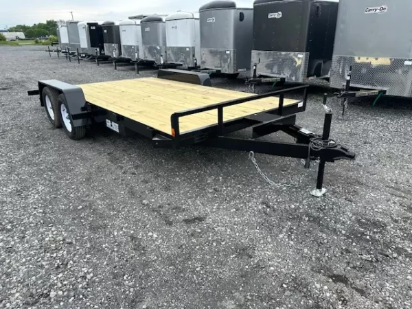 Car-Mate-7-x-16-Open-Car-Trailer-Wood-Deck-Beavertail-Slide-Out-Ramps-Winch-Plate-3.webp Car Mate 7 x 16 Car Trailer 7K