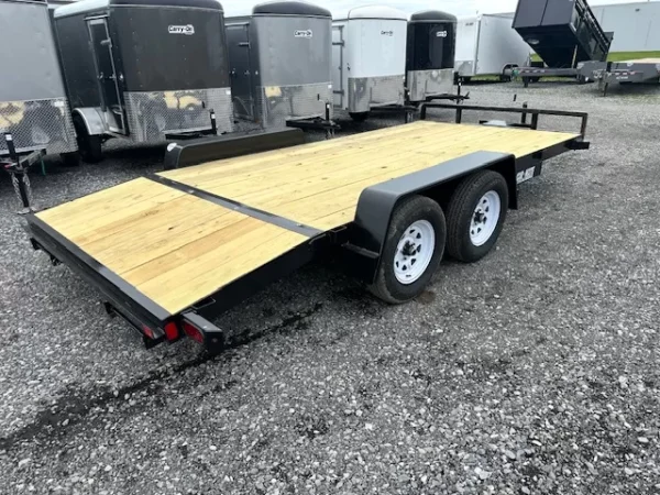 Car-Mate-7-x-16-Open-Car-Trailer-Wood-Deck-Beavertail-Slide-Out-Ramps-Winch-Plate-4.webp Car Mate 7 x 16 Car Trailer 7K