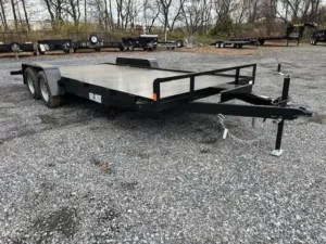 Car Mate 7 x 18 Open Car Trailer Full Steel Deck
