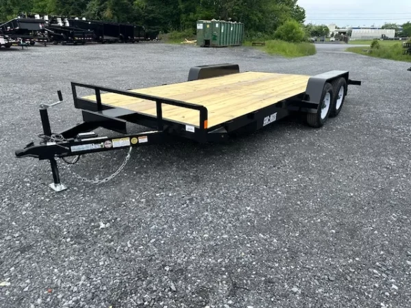 Car-Mate-7-x-18-Open-Car-Trailer-Wood-Deck-Beavertail-Slide-Out-Ramps-Winch-Plate-10K-GVW-1.webp Car Mate 7 x 18 Open Car Trailer 10K