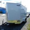 Car-Mate-7x12-Enclosed-Contractor-Trailer-Ladder-Racks-3-1.jpg Car Mate 7 x 12 V-Nose Enclosed Trailer