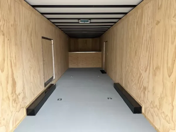 Car-Mate-8.5-x-38-Gooseneck-Enclosed-Cargo-Trailer-Rear-Ramp-Door-Car-Hauler-Get-Out-Door-Aluminum-Wheels-6.webp Car Mate 8.5 x 38 Enclosed Gooseneck Trailer Aluminum Wheels