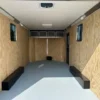 Car-Mate-8.5x16-V-Nose-Enclosed-Cargo-Trailer-Light-Package-Cabinets-AC-Unit-4.webp Car Mate 8.5 x 16 Enclosed V-Nose Cargo Trailer A/C Unit