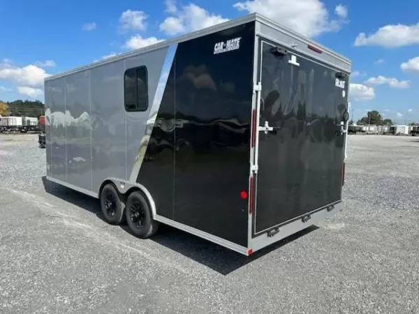 Car-Mate-8.5x20-Enclosed-Cargo-Trailer-V-Nose-Windows-Cabinets-AC-Unit-Electrical-Package-Aluminum-Wheels-2.webp Car Mate 8.5 x 20 Enclosed V-Nose Cargo Trailer