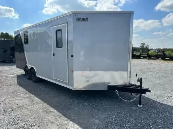 Car-Mate-8.5x20-Enclosed-Cargo-Trailer-V-Nose-Windows-Cabinets-AC-Unit-Electrical-Package-Aluminum-Wheels-4.webp Car Mate 8.5 x 20 Enclosed V-Nose Cargo Trailer