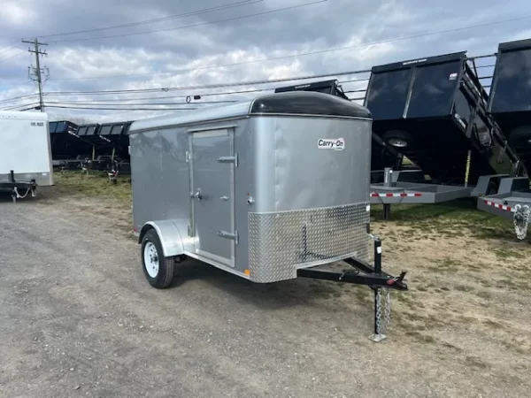Carry On 5 x 10 Enclosed Cargo Trailer Single Rear Door