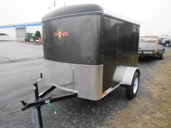 Carry-On 5 x 8 Enclosed Cargo Trailer Rear Ramp Door
