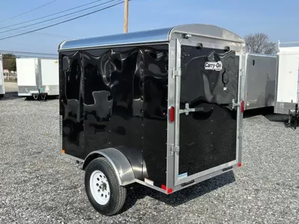 Carry-On-5x8-Enclosed-Cargo-Trailer-Ramp-Door-Side-Door-5x8CGR-Added-Height-4.webp Carry On 5 x 8 Enclosed Cargo Trailer