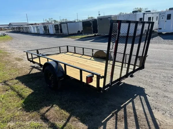 Carry-On-6-x-12-Landscape-Utility-Trailer-Wood-Deck-Rear-Gate-Powder-Coat-Finish-4.webp Carry On 6.4 x 12 Landscape Utility Trailer