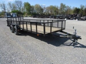 Carry-On-6x18-Landscape-Utility-Trailer-Mesh-Sides-Rear-Ramp-Gate-4-1.jpg Carry On 6.4 x 18 Landscape Utility Trailer