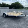 Carry-On 7 x 12 Aluminum Landscape Utility Trailer  -  Rear Gate
