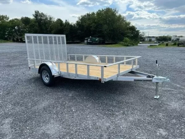 Carry-On 7 x 12 Aluminum Landscape Utility Trailer  -  Rear Gate