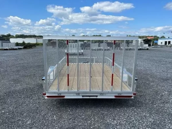 Carry-On 7 x 12 Aluminum Landscape Utility Trailer  -  Rear Gate