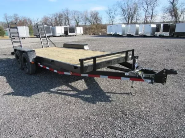 Carry On 7 x 18 Equipment Trailer Ladder Ramps