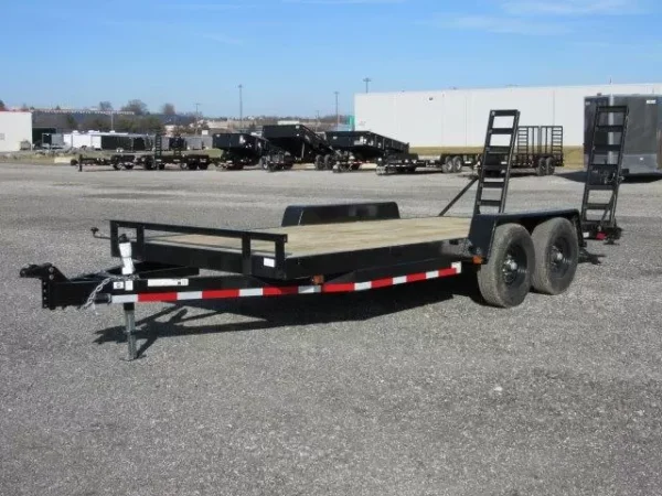 Carry On 7 x 18 Equipment Trailer Ladder Ramps