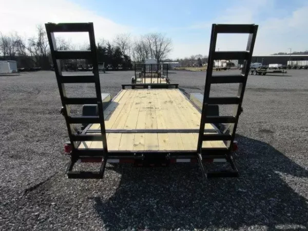 Carry On 7 x 18 Equipment Trailer Ladder Ramps
