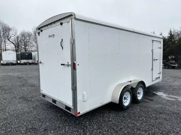 Carry On 7 x 18 Enclosed V-Nose Cargo Trailer