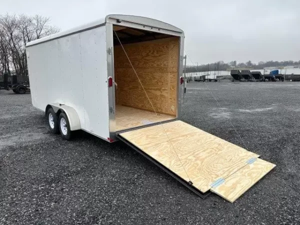 Carry On 7 x 18 Enclosed V-Nose Cargo Trailer