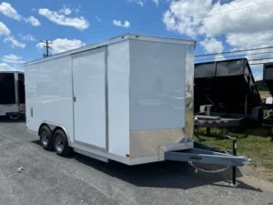 Covered Wagon 8.5 x 16 Enclosed Trailer  -  Landscape Package