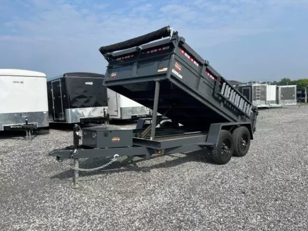 Covered Wagon 6 x 12 Prospector Dump Trailer