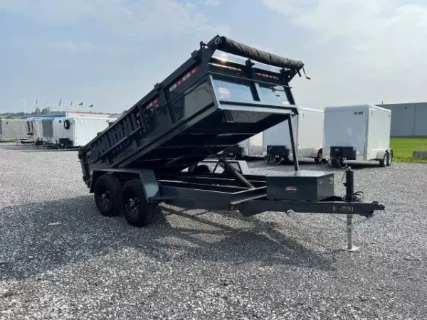 Covered Wagon 6 x 12 Prospector Dump Trailer