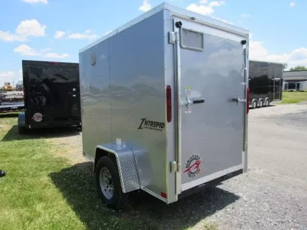 Homesteader-5x8-V-Nose-Ramp-Door-Side-Door-6-Interior-Height-7.webp Homesteader 5 x 8 Enclosed V-Nose Cargo Trailer