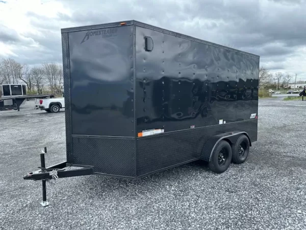 Homesteader-7-x-14-Enclosed-Cargo-Trailer-V-Nose-Ramp-Door-Added-Height-Blackout-Package-OHV-2.webp Homesteader 7 x 14 Enclosed Cargo Trailer
