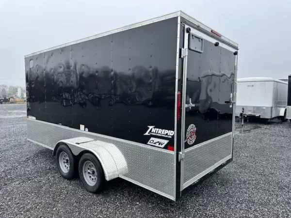 Homesteader-7-x-16-Enclosed-Cargo-Trailer-V-Nose-7ft-Interior-Height-Diamond-Plate-Skirting-OHV-4.webp Homesteader 7 x 16 Enclosed Cargo Trailer