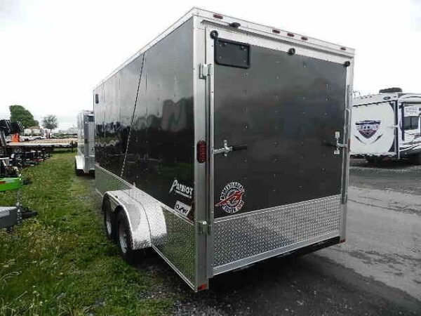 Homesteader-7x16-Enclosed-Cargo-Trailer-OHV-Package-2-1.jpg Homesteader 7 x 16 V-Nose Enclosed Cargo Trailer