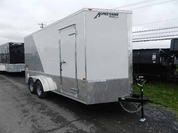 Homesteader-7x16-Enclosed-Cargo-Trailer-OHV-Package-7-1.jpg Homesteader 7 x 16 V-Nose Enclosed Cargo Trailer
