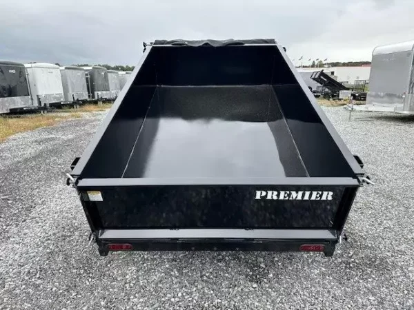 Premier-5x8-Single-Axle-Dump-Trailer-Electric-Brakes-5.2K-Axle-Tarp-Kit-4.webp Premier 5 x 8 Low Profile Dump Trailer