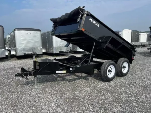 Premier-6x10-Dump-Trailer-Combo-Gate-Ladder-Ramps-Tarp-Kit-Adjustable-Coupler-2.webp Premier 6 x 10 Low Profile Dump Trailer Ladder Ramps