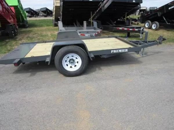 Premier 6 x 12 Equipment Trailer Single Axle Tilt Deck