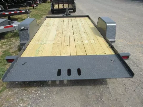 Premier 6 x 12 Equipment Trailer Single Axle Tilt Deck