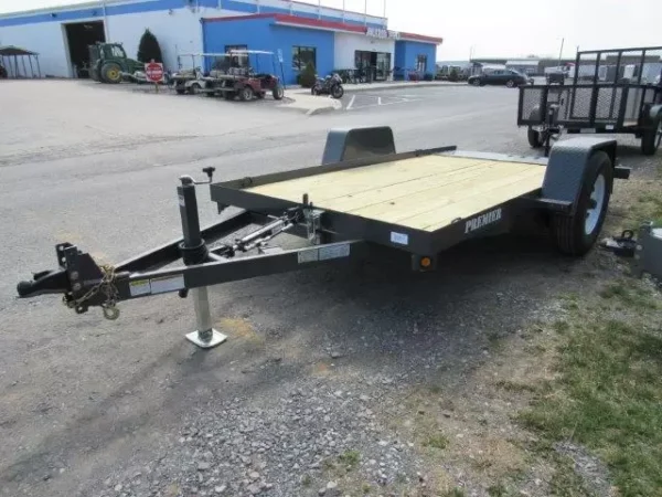 Premier 6 x 12 Equipment Trailer Single Axle Tilt Deck