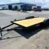 Premier-7-x-16-Open-Car-Trailer-Slide-Out-Ramps-Flat-Deck-Spare-Tire-Mount-2.webp Premier 7 x 16 Open Wood Deck Car Trailer