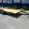 Premier-7-x-16-Open-Car-Trailer-Slide-Out-Ramps-Flat-Deck-Spare-Tire-Mount-3.webp Premier 7 x 16 Open Wood Deck Car Trailer