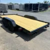 Premier-7-x-16-Open-Car-Trailer-Slide-Out-Ramps-Flat-Deck-Spare-Tire-Mount-5.webp Premier 7 x 16 Open Wood Deck Car Trailer