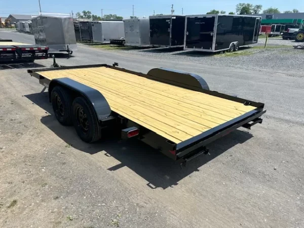 Premier-7-x-16-Open-Car-Trailer-Slide-Out-Ramps-Flat-Deck-Spare-Tire-Mount-5.webp Premier 7 x 16 Open Wood Deck Car Trailer
