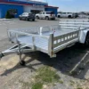Sport Haven 7×12 Aluminum Utility Trailer Side ATV Ramps