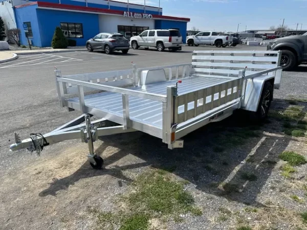 Sport Haven 7×12 Aluminum Utility Trailer Side ATV Ramps