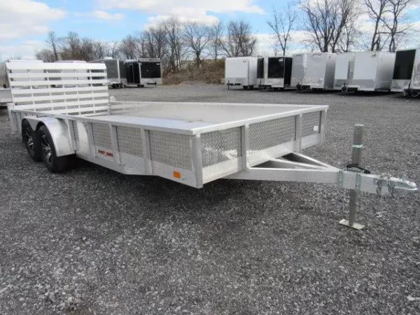 Sport Haven 7×18 Aluminum Landscape Trailer Heavy Duty Ramp