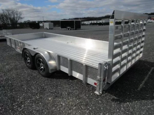 Sport Haven 7×18 Aluminum Landscape Trailer Heavy Duty Ramp