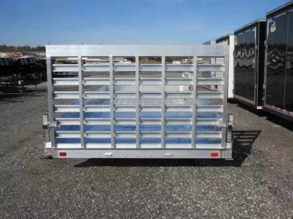 Sport Haven 7×18 Aluminum Landscape Trailer Side