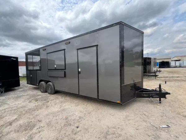 Tatinium Screened in Porch Trailer 8.5x24TA