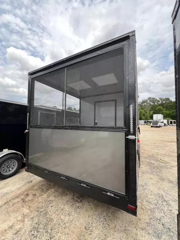 Tatinium Screened in Porch Trailer 8.5x24TA