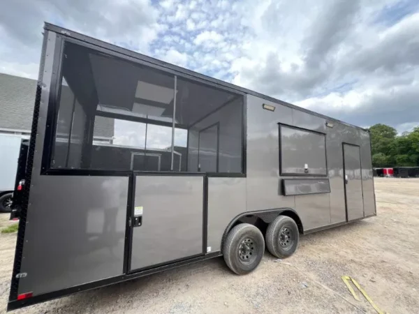 Tatinium Screened in Porch Trailer 8.5x24TA